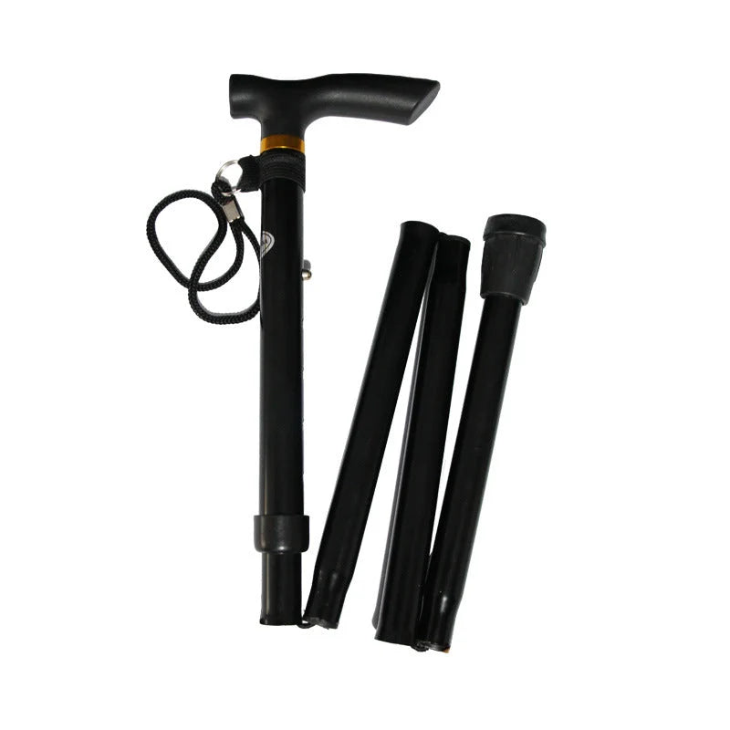 2-in-1 Folding Stool Cane | Walking Stick with Seat for Elderly | Portable Mobility Aid for Seniors