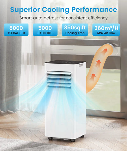 Airedual Pro Portable Air Conditioner | 7000 BTU True Compressor