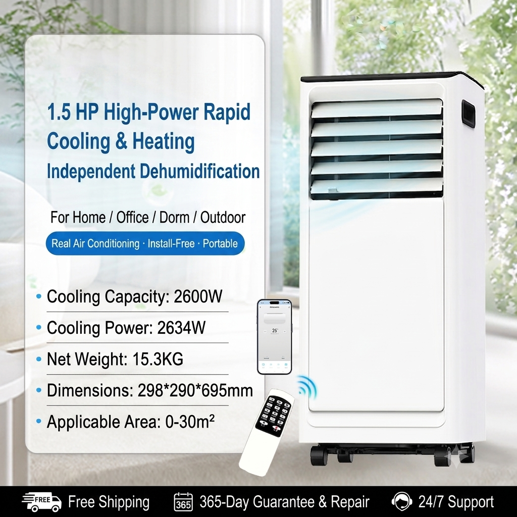 Airedual Pro Portable Air Conditioner | 7000 BTU True Compressor
